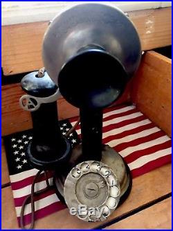 Rare Vintage Automatic Electric Co Candlestick Telephone Phone for parts restore