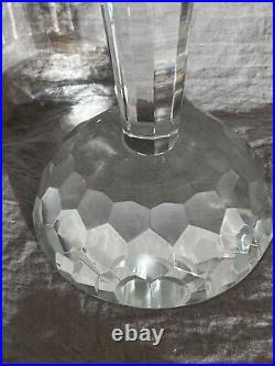 Rare Vintage One of a Kind Pair of Crystal Candle stick holders