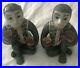 Rare-Vintage-Pair-Green-Chinoiserie-Monkey-Candle-Stick-Holders-7-X-5-Perfect-01-zxe