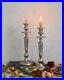 Rare-Vintage-Tall-Pair-Silver-Ribbed-Candleholders-Heavy-Aluminium-Candlesticks-01-rtzh