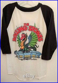 Rolling Stones Concert 1981 Candlestick Vintage Mint New Unworn Genuine T-shirt