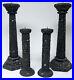 SOMETHING-DIFFERENT-Vintage-Group-of-Ornate-Altar-Candlesticks-Tall-Church-01-db