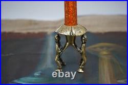 Scarce Vintage /Art Deco 1930's Dartmoor Pixie Brass Candleholder/Candlestick