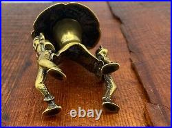 Scarce Vintage /Art Deco 1930's Dartmoor Pixie Brass Candleholder/Candlestick