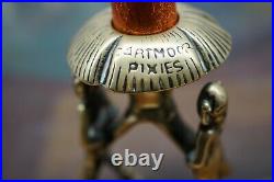 Scarce Vintage /Art Deco 1930's Dartmoor Pixie Brass Candleholder/Candlestick