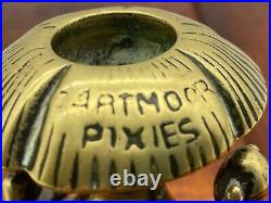 Scarce Vintage /Art Deco 1930s Dartmoor Pixie Brass Candleholder/Candlestick