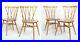 Set-Of-Four-Vintage-1960s-Blonde-Ercol-Candlestick-Lattice-Windsor-Chairs-01-xz