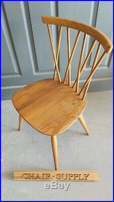 Set of 4x Ercol Candlestick Kitchen Dining Chairs in excellent condition