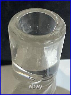 Sevres Cristal Twist Candlestick / Light Holder 19 cm Vintage