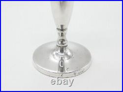 Sterling Silver Modernist Table Candlestick Vintage 1991 Birmingham