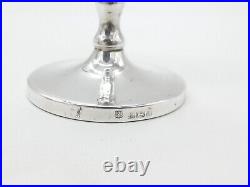 Sterling Silver Modernist Table Candlestick Vintage 1991 Birmingham