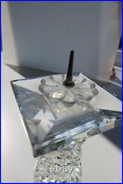Stunning quality Boxed vintage Swarovski crystal candlestick