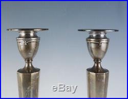 Superb Pair Vintage 1930 Gorham Sterling Silver Candlesticks No Monogrammed