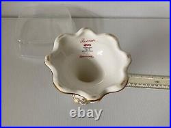 Superb Rare Vintage Spode England Stafford Flowers Candlestick Burtonia