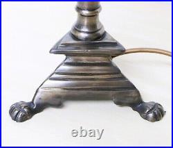 Table Lamp Vintage Bronzed Solid Brass Candlestick Lamp Antique Church Style