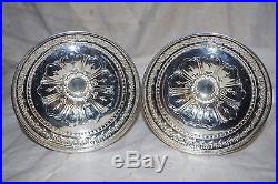 Tiffany Vintage Pair Sterling Silver 925 Candlesticks Neoclassical Style Signed