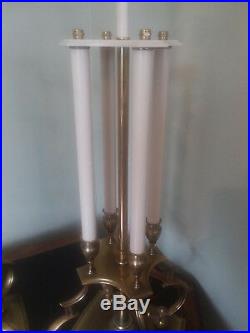 Tommi Parzinger Stiffel Lamps Pair Baroque MCM Original Vintage Candlestick