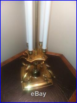 Tommi Parzinger Stiffel Lamps Pair Baroque MCM Original Vintage Candlestick