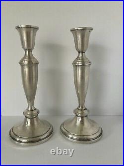 Towle Sterling Silver Vintage Candle Stick Holders 9 Adjustable Size