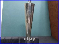 VINTAGE STERLING SILVER WEIGHTED & Reinforced CANDLESTICKS 10 Tall 1.75 lbs