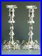 VINTAGE-Sterling-Silver-Tall-GEORGIAN-Style-CANDLESTICKS-10-1966-01-dqhl