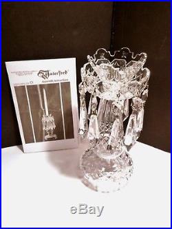 VINTAGE Waterford Crystal C1 (1980-) Candelabra Candlestick Holder 10