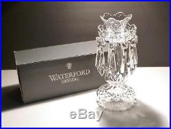VINTAGE Waterford Crystal C1 (1980-) Candelabra Candlestick Holder 10 In Box