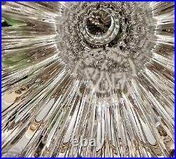 VTG Baccarat Massena Crystal Signed Candle Sticks Holders 6 Inch France