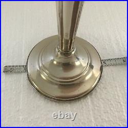 Vintage 14 Tall Sterling Silver Candlestick
