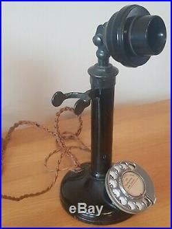 Vintage 1923 GPO Candlestick telephone No. 2/150