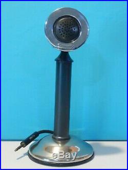 Vintage 1930S Western Electric Candle stick Microphone Antique Deco Prop Old USA