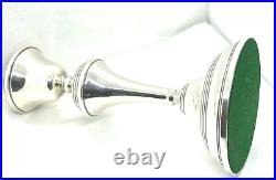 Vintage 1969 Hallmarked Sterling Silver Single Candlestick by Broadway & Co