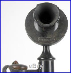 Vintage Antique 1915 Western Electric 329 Black Candlestick Telephone