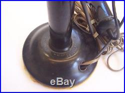Vintage Antique Candlestick Phone Western Electric Brass US Pat 1904-1915 Works