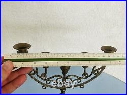 Vintage Antique French Style Candlestick 20th Century Old Europe Retro Style