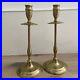 Vintage-Antique-Victorian-Brass-Candlesticks-Candle-Holders-Old-01-knck