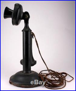 Vintage Antique Western Electric Black Candlestick Telephone Nepperhan 3046