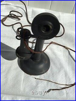 Vintage Antique Western Electric Candlestick Phone Telephone 323bw