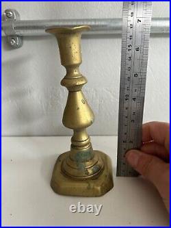 Vintage Brass Candlestick Holders Lot Of 10