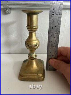 Vintage Brass Candlestick Holders Lot Of 10