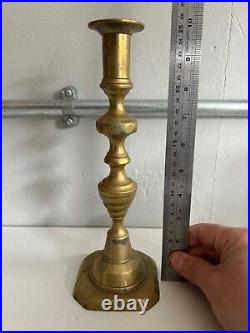 Vintage Brass Candlestick Holders Lot Of 10