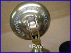 Vintage Brass Candlestick Telephone Rotary Dial Nov 1910 Pat USA Antique Rare