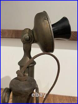 Vintage Brass Western Electric Candlestick Rotary Dial Telephone 1913-19