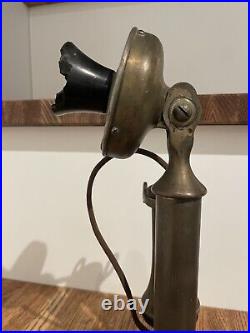 Vintage Brass Western Electric Candlestick Rotary Dial Telephone 1913-19