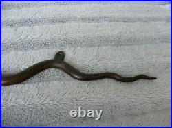 Vintage Bronze Cobra Snake Wall Sconce Candleholder Candle Stick Holder