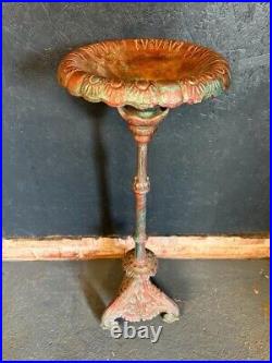 Vintage Candle Stick Cast Iron Pricked Stick Free Standing Candle Holder