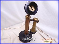 Vintage Candlestick Phone-unknown Exact Date-not Working-used-distressed-as Is