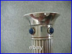 Vintage Cartier candle stick Silver Plated 1989