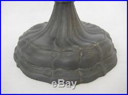 Vintage Colonial Williamsburg Pewter Candle Stick, Marked & Signed, 8 X 4 3/4