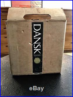 Vintage Dansk Iron Saucer Spray Candlestick #1421, Original Box, Jens Quistgaard